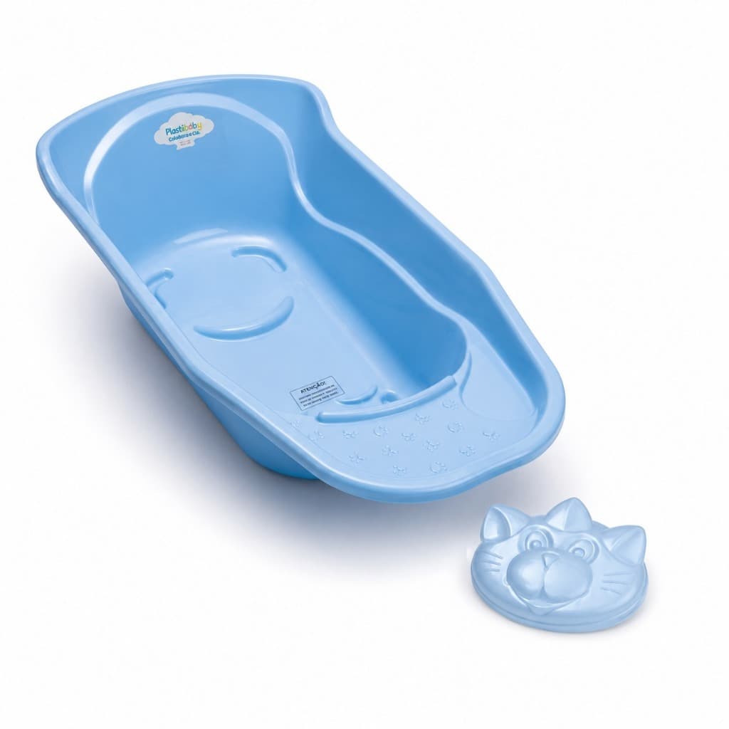 Kit Banho Bebê Banheira 20 Litros + Saboneteira