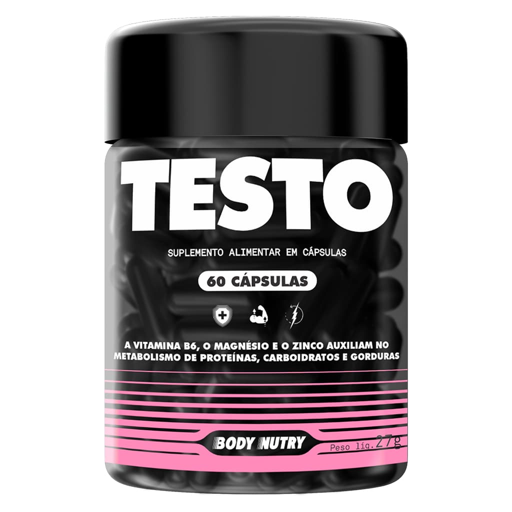 Testo Feminy - Suplemento Feminino - Vitaminas e Minerais Zinco Boro e Magnésio Original Body Nutry