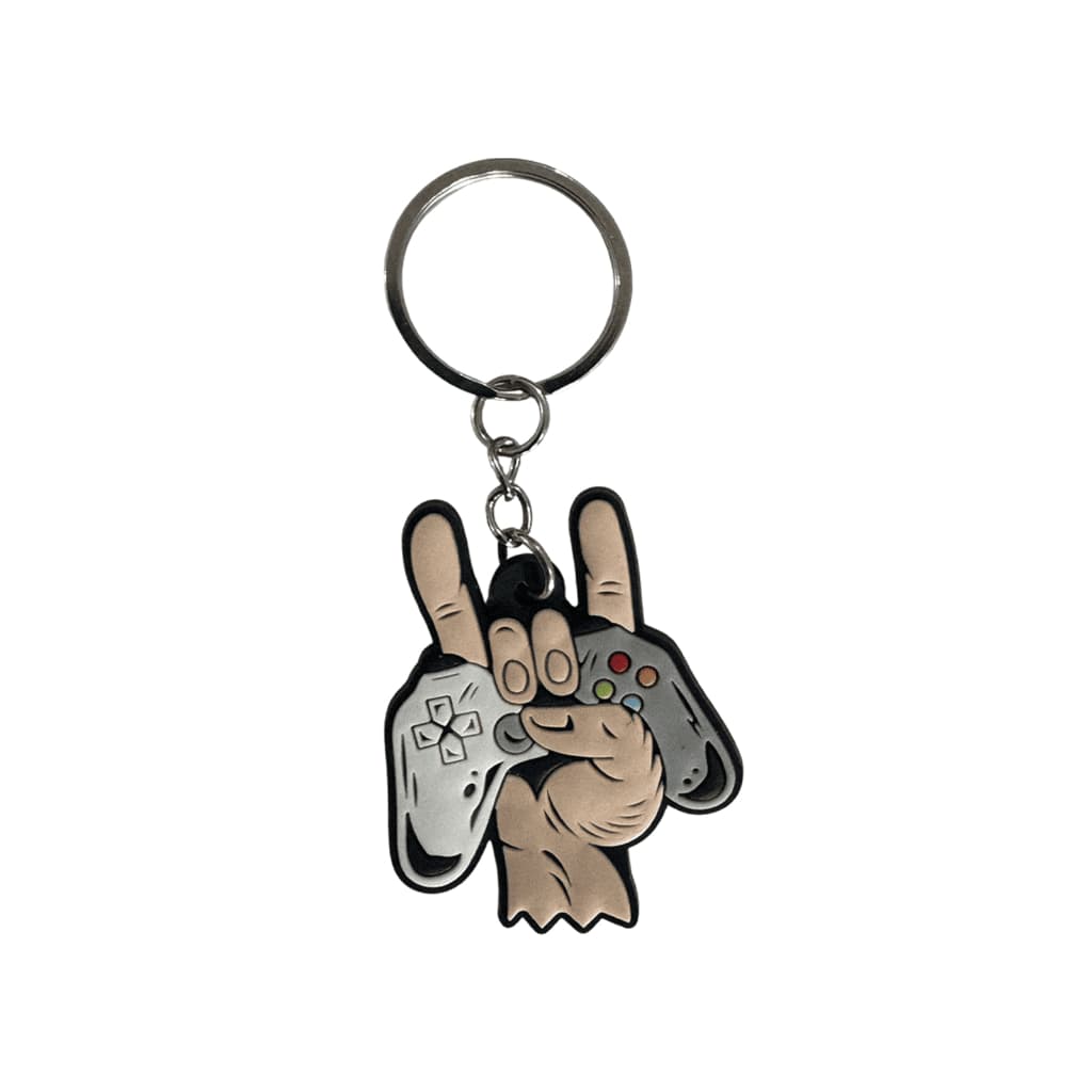 Chaveiro Gamer Rock Emborrachado Controle Videogame Nerd Geek Pop