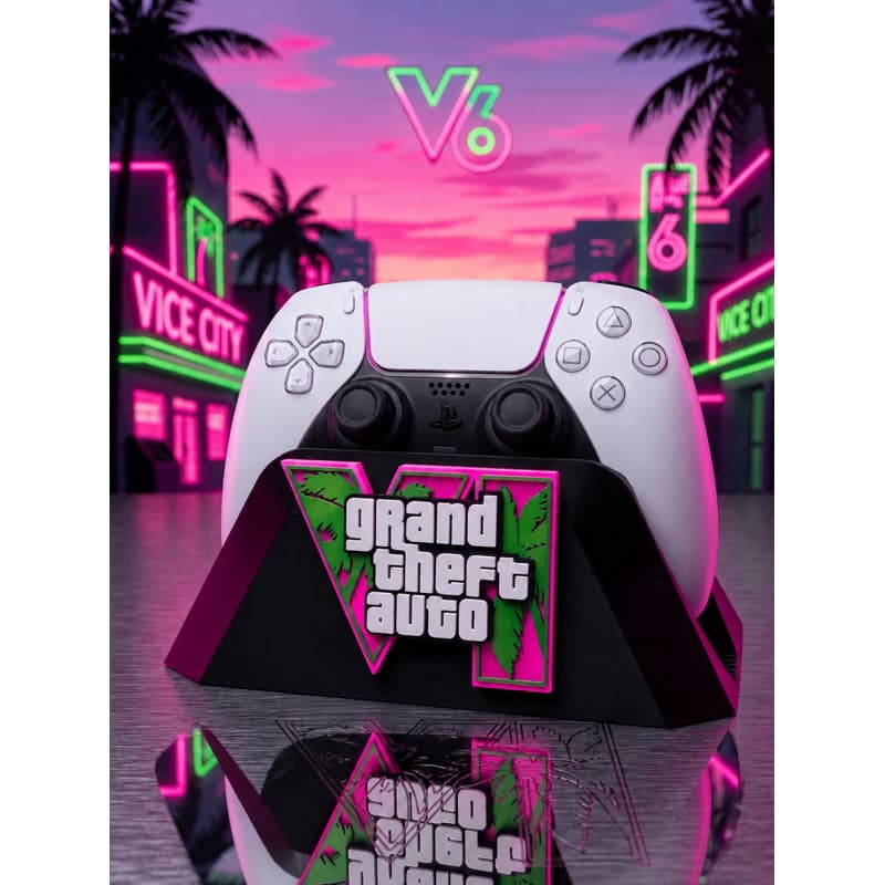 Suporte GTA VI Para Controle PS5 Xbox Series S X Gamer Decorativo vídeo game m