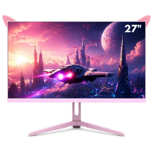 Monitor Gamer Rosa 27" 200Hz 1ms Full HD LED FreeSync G-Sync HDMI DisplayPort Alta Performance
