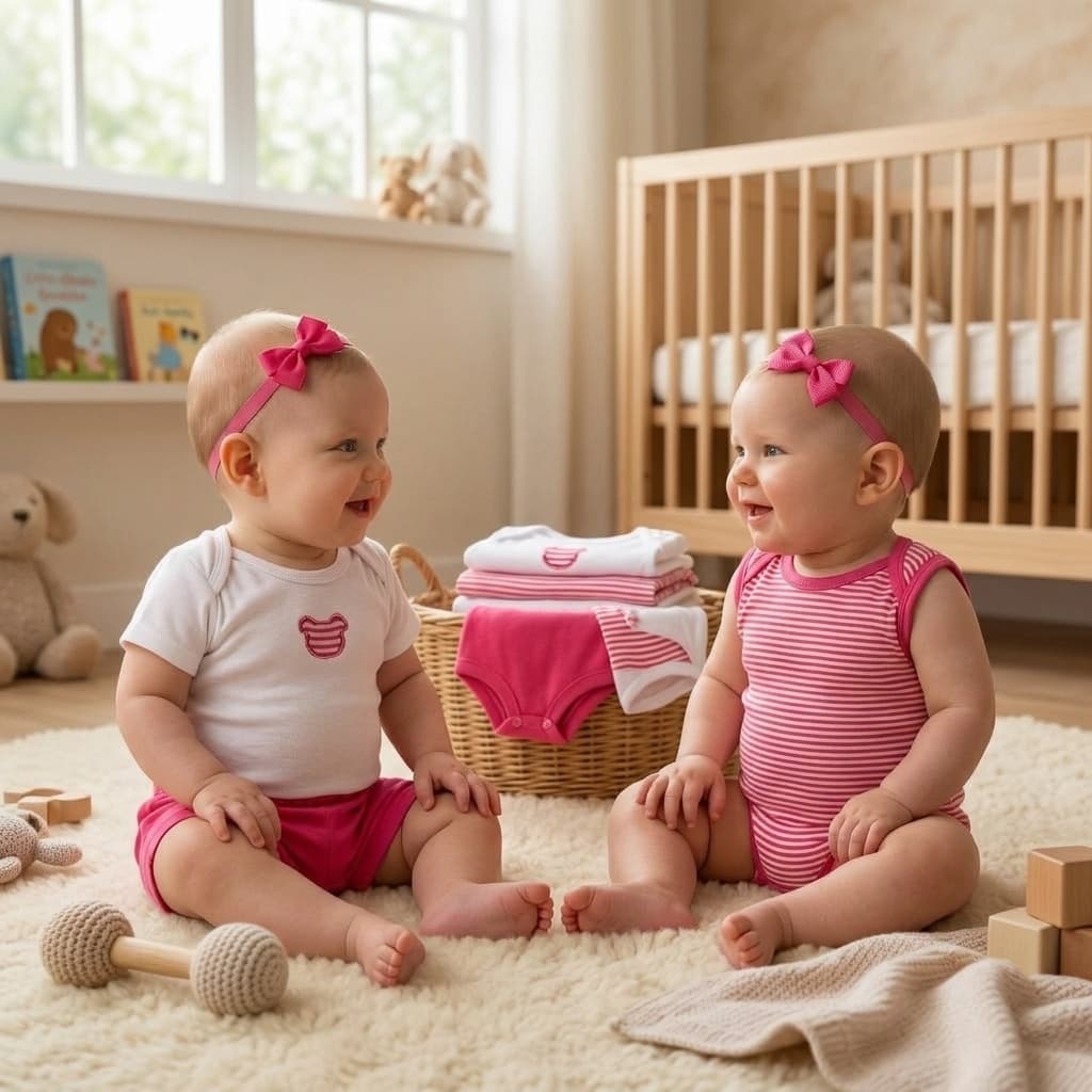 Kit Infantil body bebê 3 peças Conjunto bebê Roupa de bebê menina manga curta 2 bodys 1 shorts verão