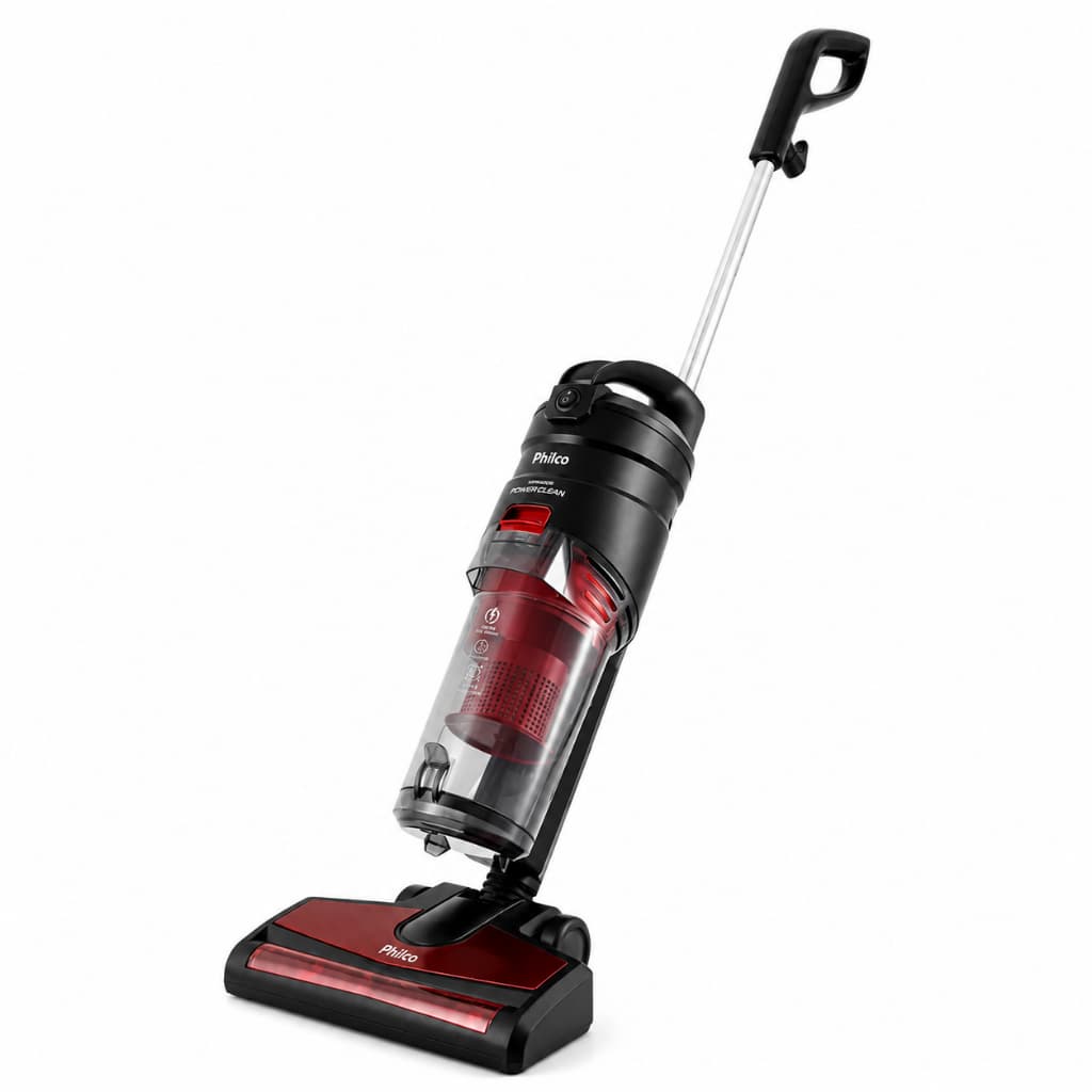Aspirador de Pó Vertical Philco PAS4000V Power Clean 2000W 2L Filtro HEPA Portátil Preto