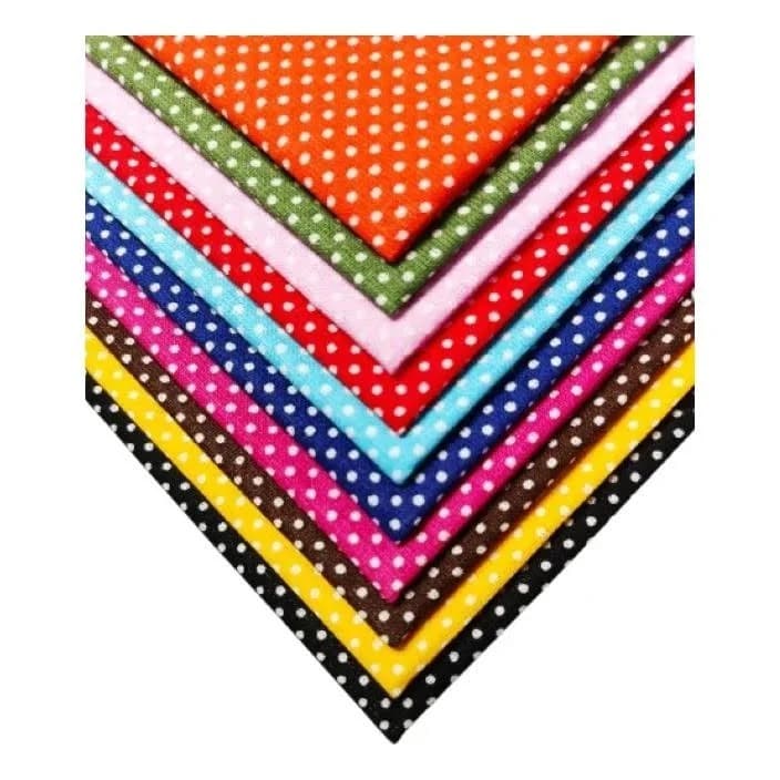 Tecido Tricoline 100% Algodão Poá Médio/Estampa Bolinhas/1,50m Largura | Patchwork, Costura Criativa, Artesanato