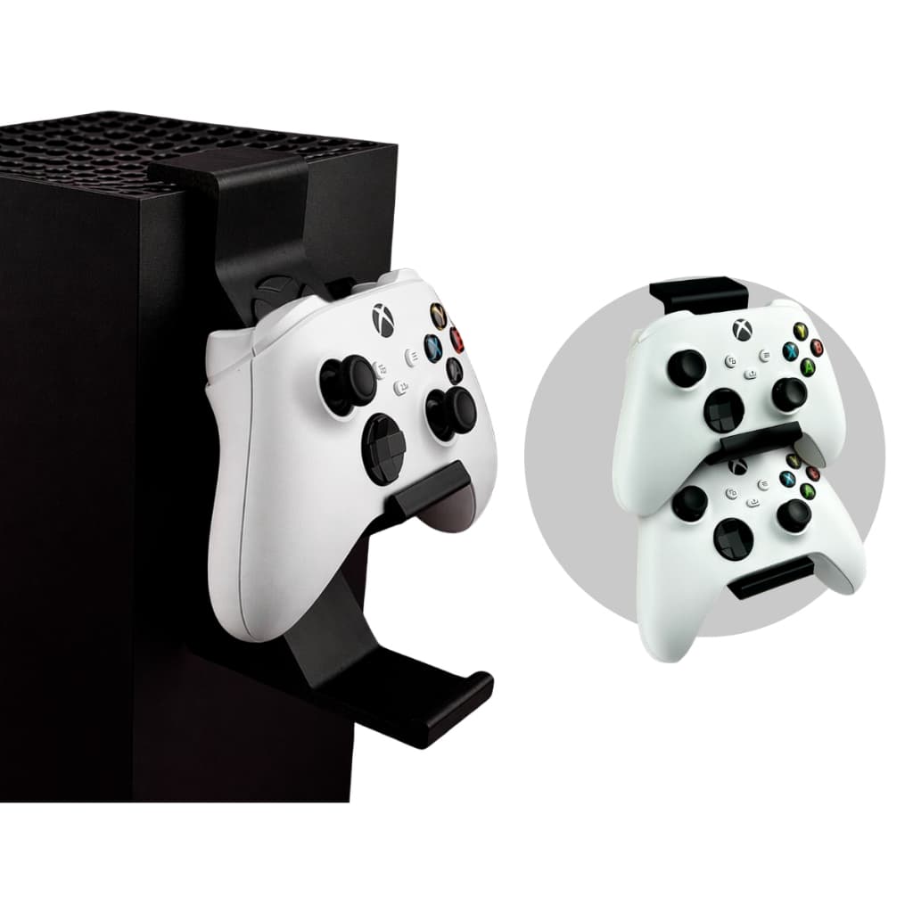 Suporte Para Controle E Headset Xbox Series X Base Organizador Setup Gamer