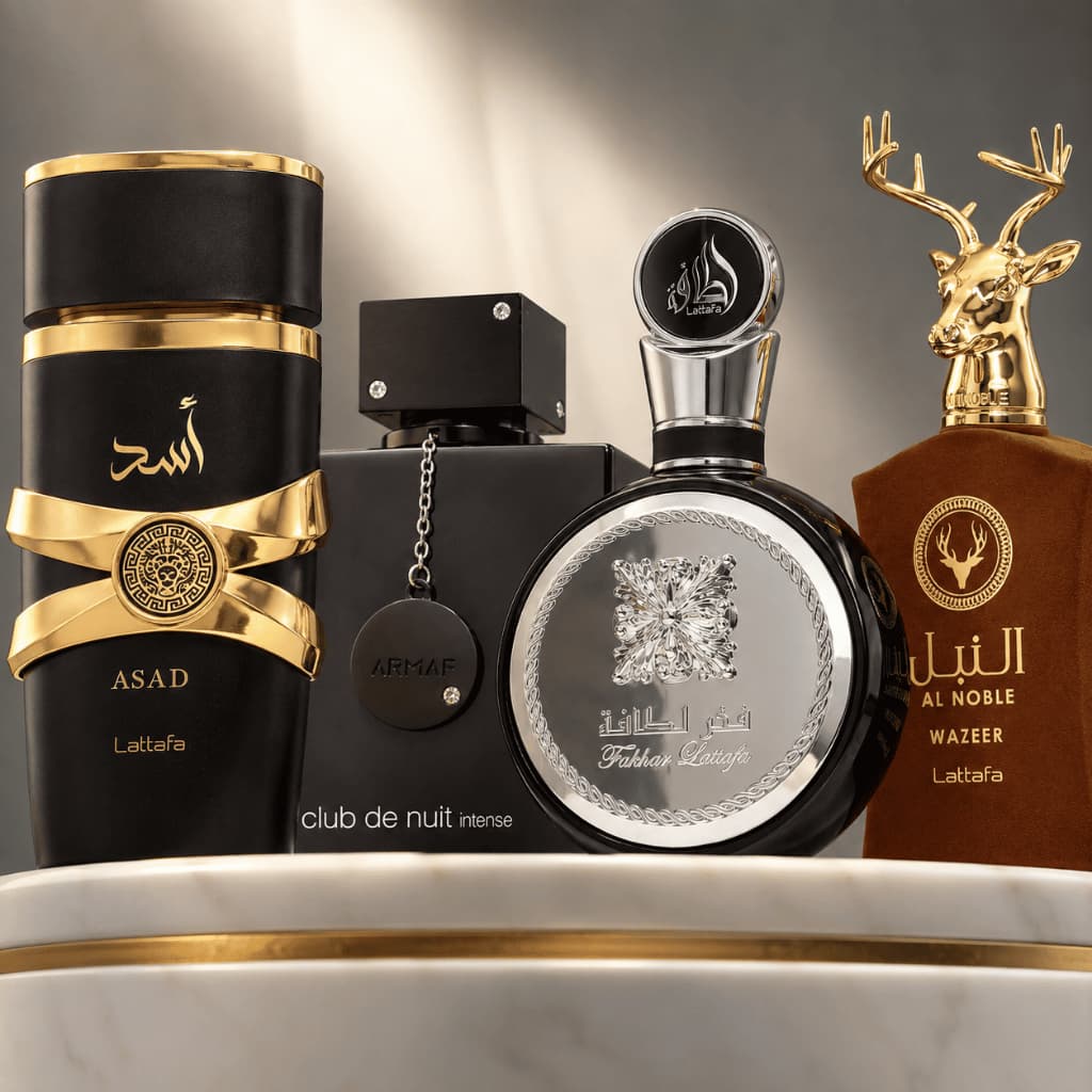 Kit com 4 Perfumes Masculinos Arabes 100ml Importado