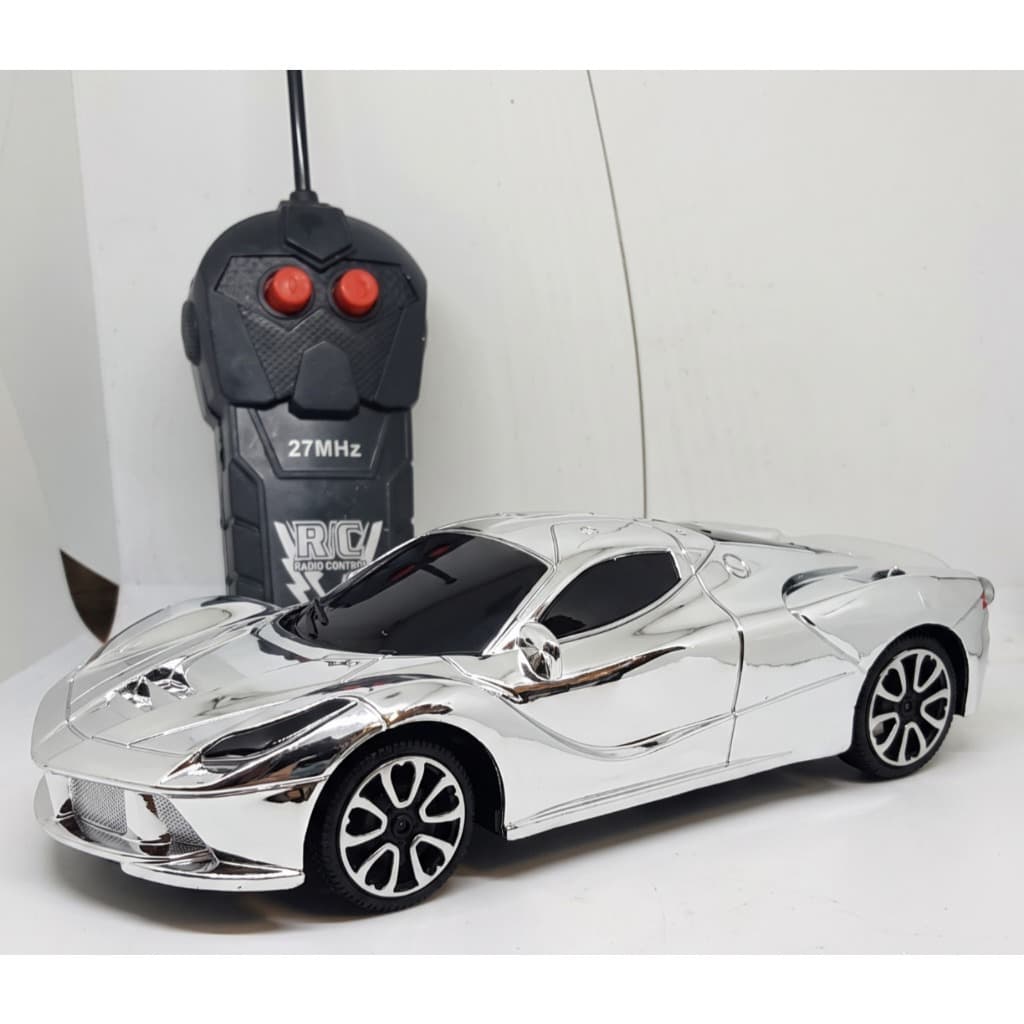 Carrinho De Controle Remoto Esportivo Metálico 27MHz - Brinquedo Infantil R/C