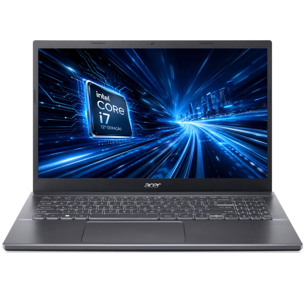 Notebook Acer Aspire A515-57-727C Intel I7 12.ª Geração 20GB DDR4 RAM SSD 1TB Nvme Tela 15"
