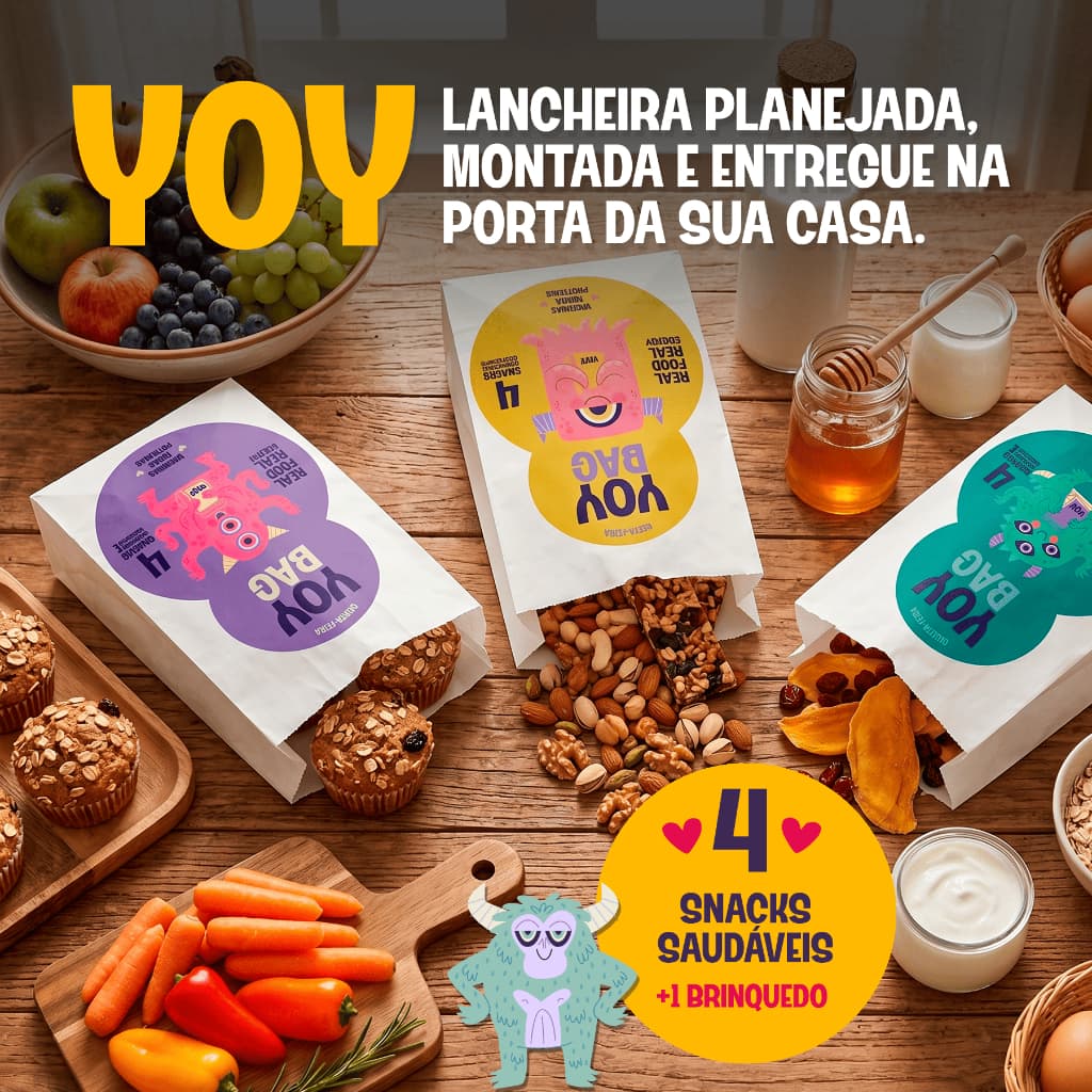 KIT LANCHE ESCOLAR SAUDÁVEL - ENVIO IMEDIATO - Lancheiras Prontas - Seleção de Nutricionista - Kits de 5 a 20 Lancheiras