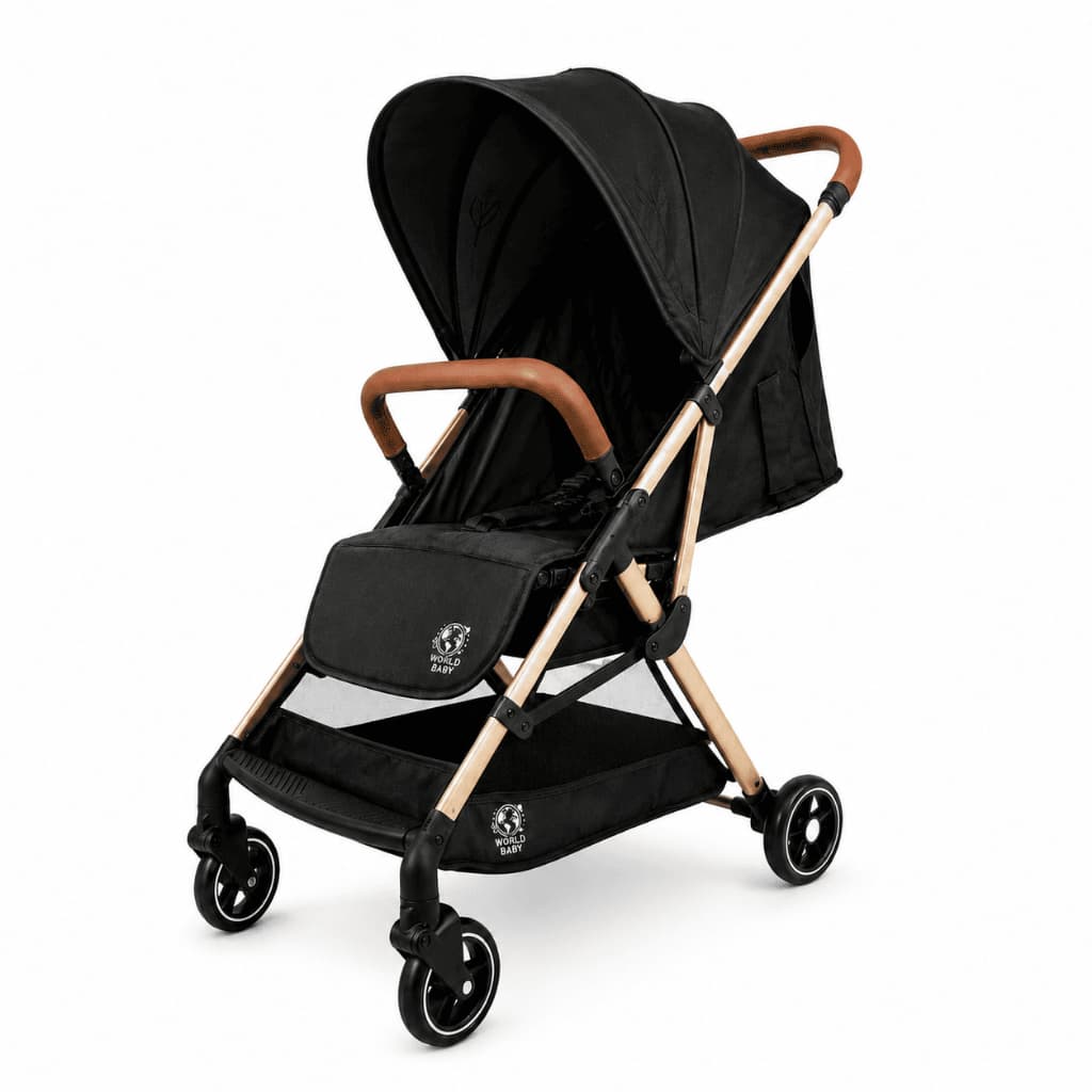 Carrinho de Bebê Passeio Compacto Reclinável Dobravel World Baby
