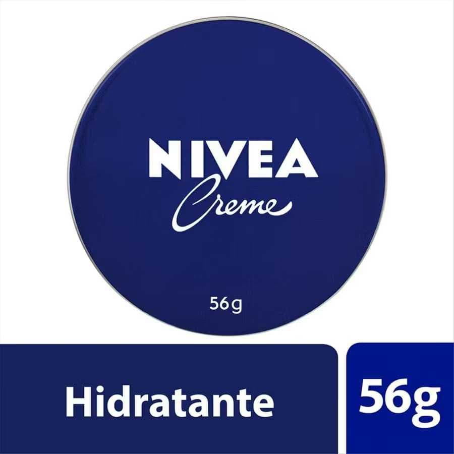 NIVEA Creme 56g Original Hidratante Para Rosto Corpo e Mãos Hidratação Intensa