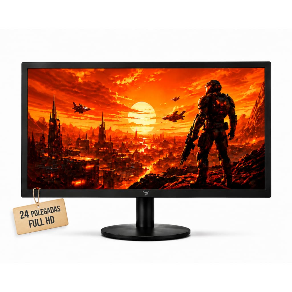 MONITOR  GAMER PC 24” FULL HD 20” 19” 15,4” HD HDMI VGA VÁRIOS TAMANHOS HOME OFFICE GAMER