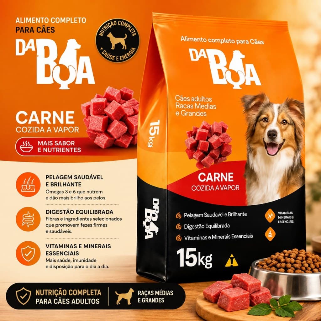 Ração para Cachorro 15KG Dog Valor Promocional