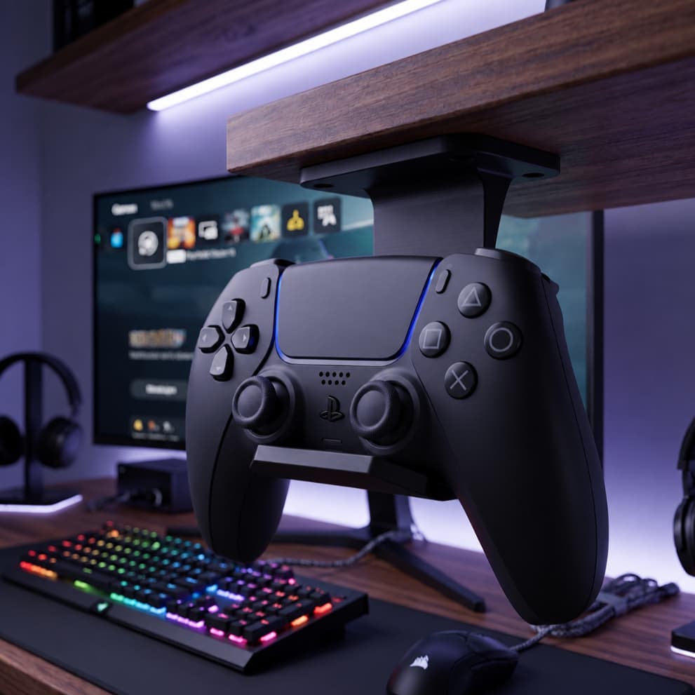 Suporte Controle de Video Game Prateleira Setup Gamer