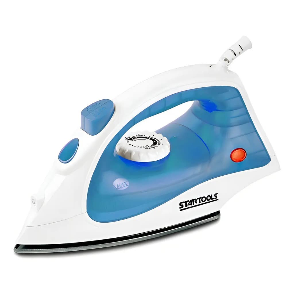Ferro de Passar a Vapor STARTOOLS Premium Azul Antiaderente 1500W