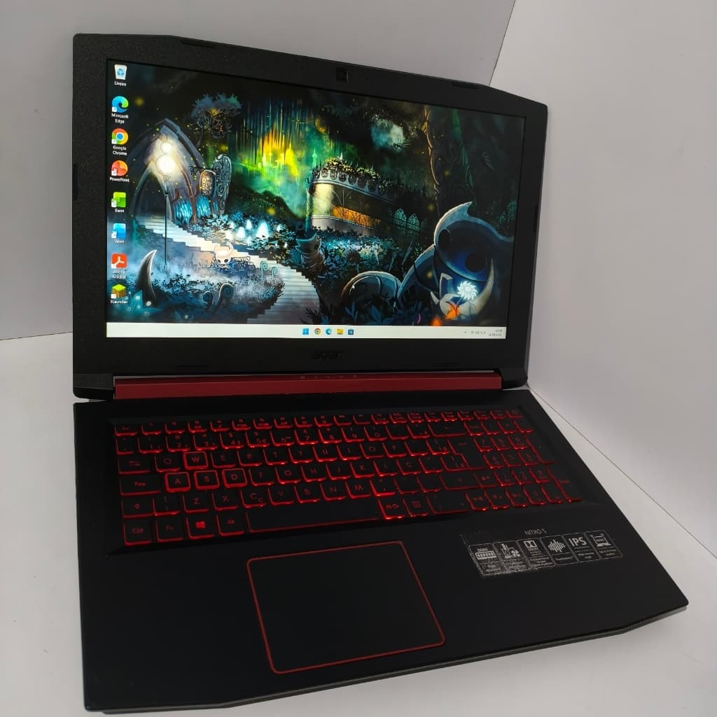 Notebook Acer Nitro 5, Core i5 7ª, GTX 1050, 16GB RAM, 256 SSD, 15.6P FHD IPS, Windows 11