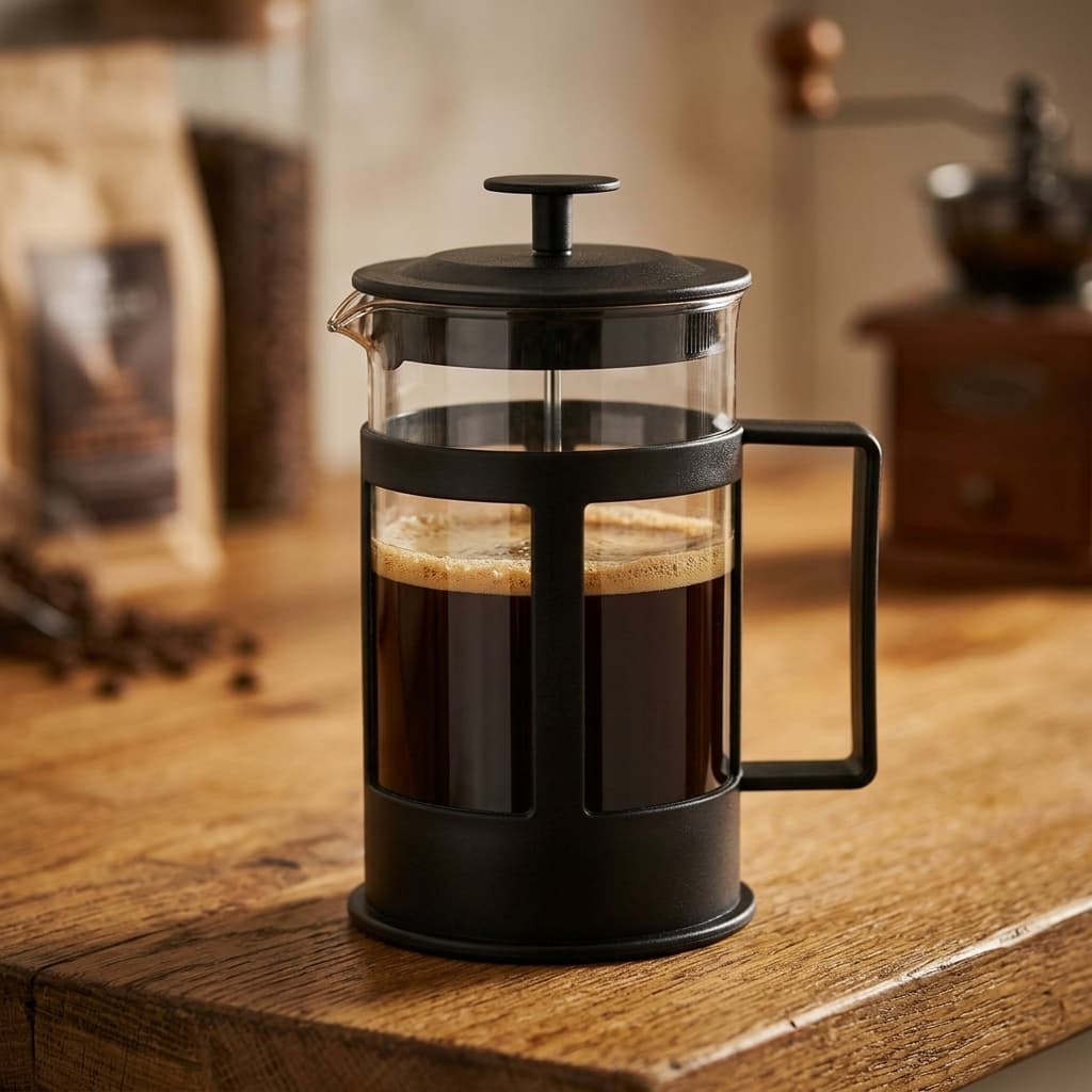 Cafeteira Prensa  Francesa 600ml Café Expresso Leite Cremoso Cremeira Leite Manual cappuccino Inox