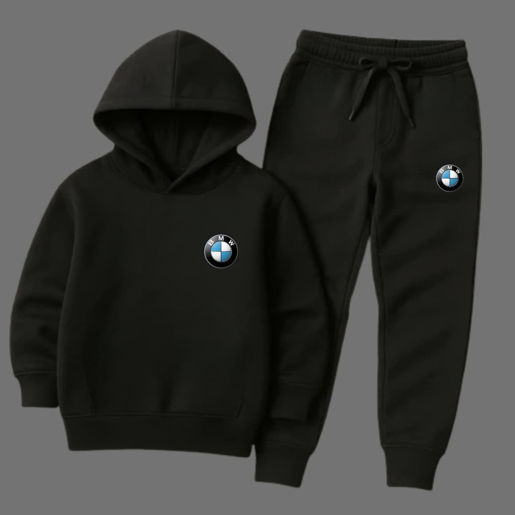 Conjunto Moletom Canguru Infantil Paris TIME BMW CARROS URSO BEATS Blusa de Frio Calça Masculino OFERTA