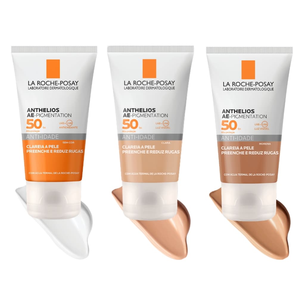Protetor Solar Facial Anthelios AE-Pigmentation Anti-Idade FPS 50 40g - Todas as Cores