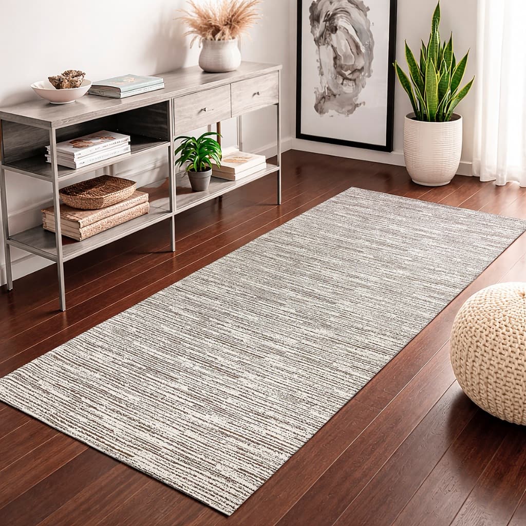 Tapete Passadeira Mesclado 0,70x4,00m Grande Antiderrapante – Sala Quarto