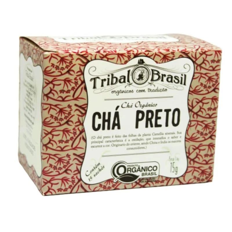 Chá Orgânico Chá Preto Tribal Brasil