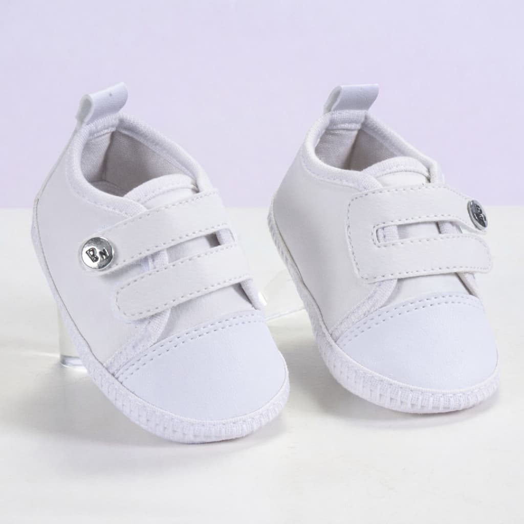 Tênis Infantil Bebê Batizado Menino Recém Nascido Confortável Benne Kids Promoção Envio Rápido