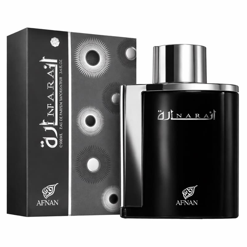 Perfume Afnan Inara 100ml EDP Masculino Importado – Amadeirado Especiado Intenso, Alta Fixação e Projeção Forte
