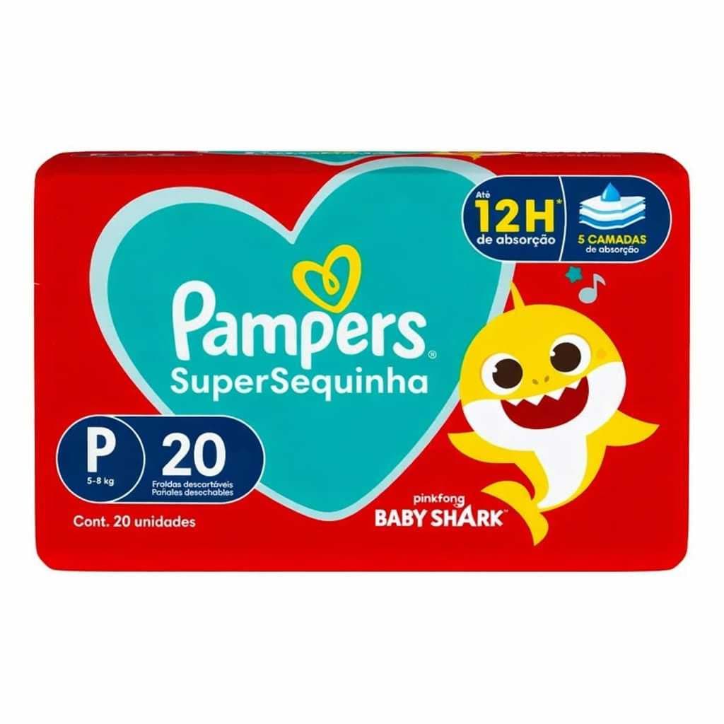 Fralda Pampers Supersec Pacotao P 20un