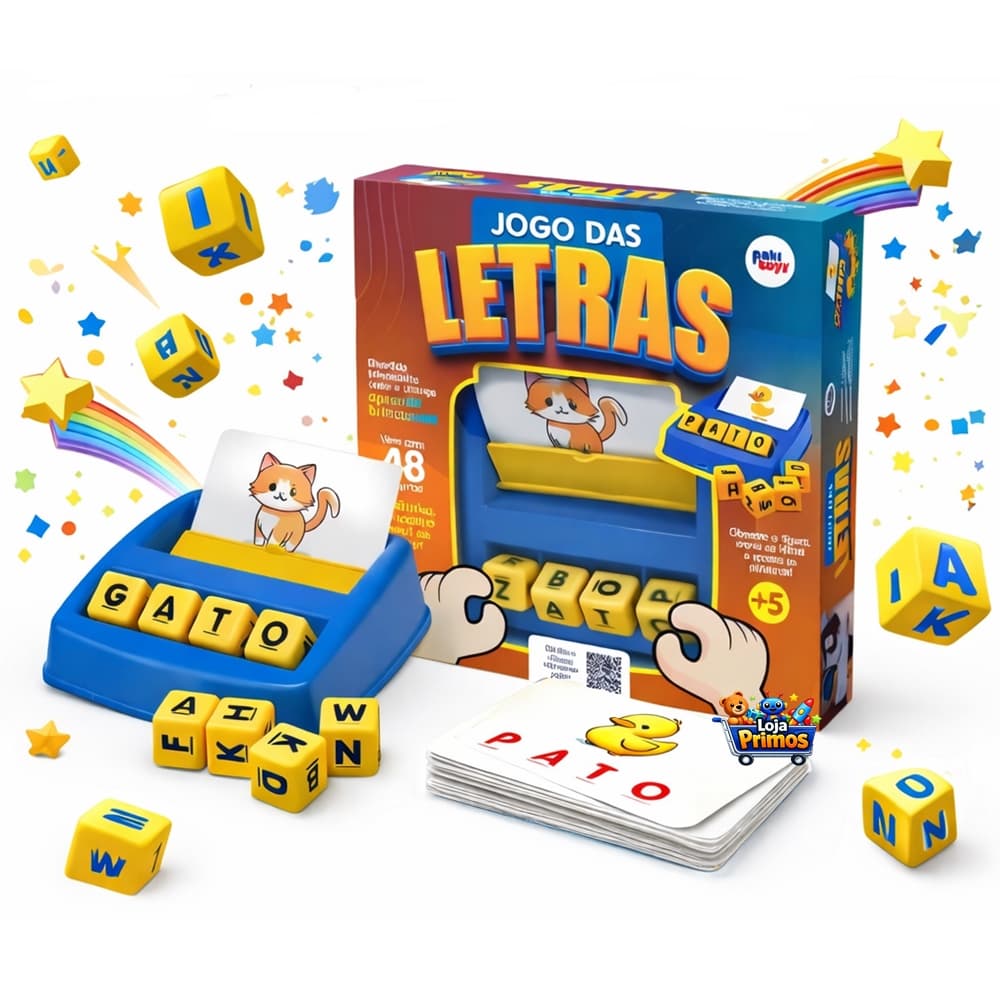 Brinquedo Educativo Jogo Das Letras Divertido