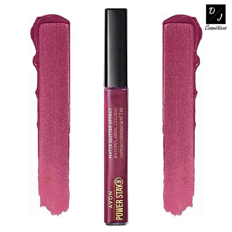 Batom Liquido Matte Glitter Effect Marsala Radiante