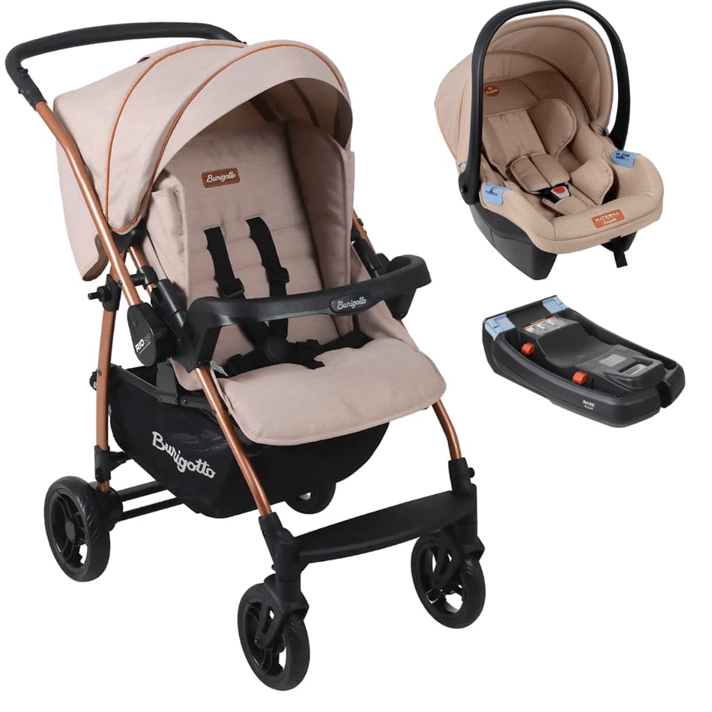 Carrinho de Bebe Burigotto Rio K Bebe Conforto Base Mon Amour