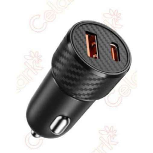 kit 3,2,1 CARREGADOR VEICULAR 3.4A Saída USB/Tipo C CELARK