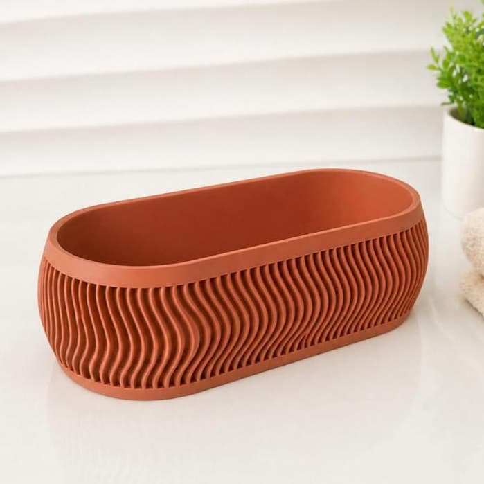 Cesto Organizador Decorativo Mutiuso Banheiro Lavabo Escritório Sala