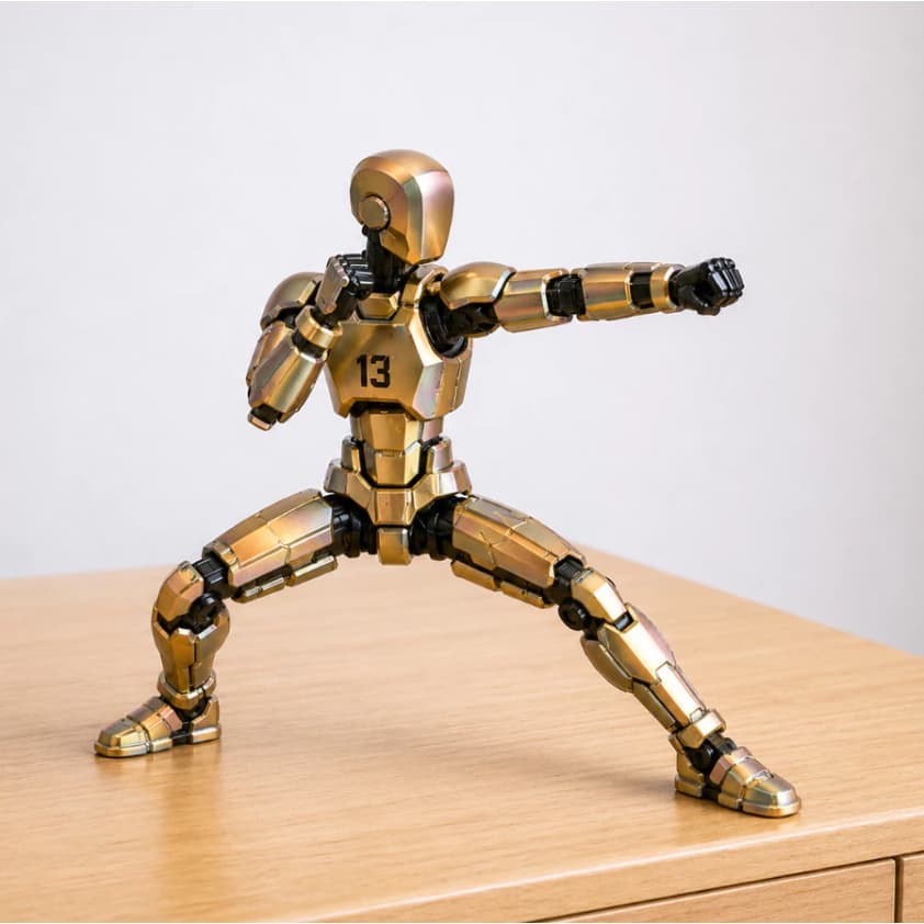 Boneco Articulado Anti Stress  Dummy 13 + 4 Armas sortidas