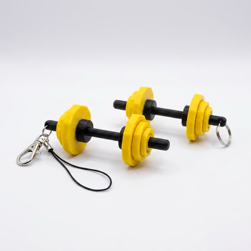 Kit 10 Chaveiro Halteres Academia Fitness  — Pingente Mochila Brinde Academia Lembrancinha Esportiva