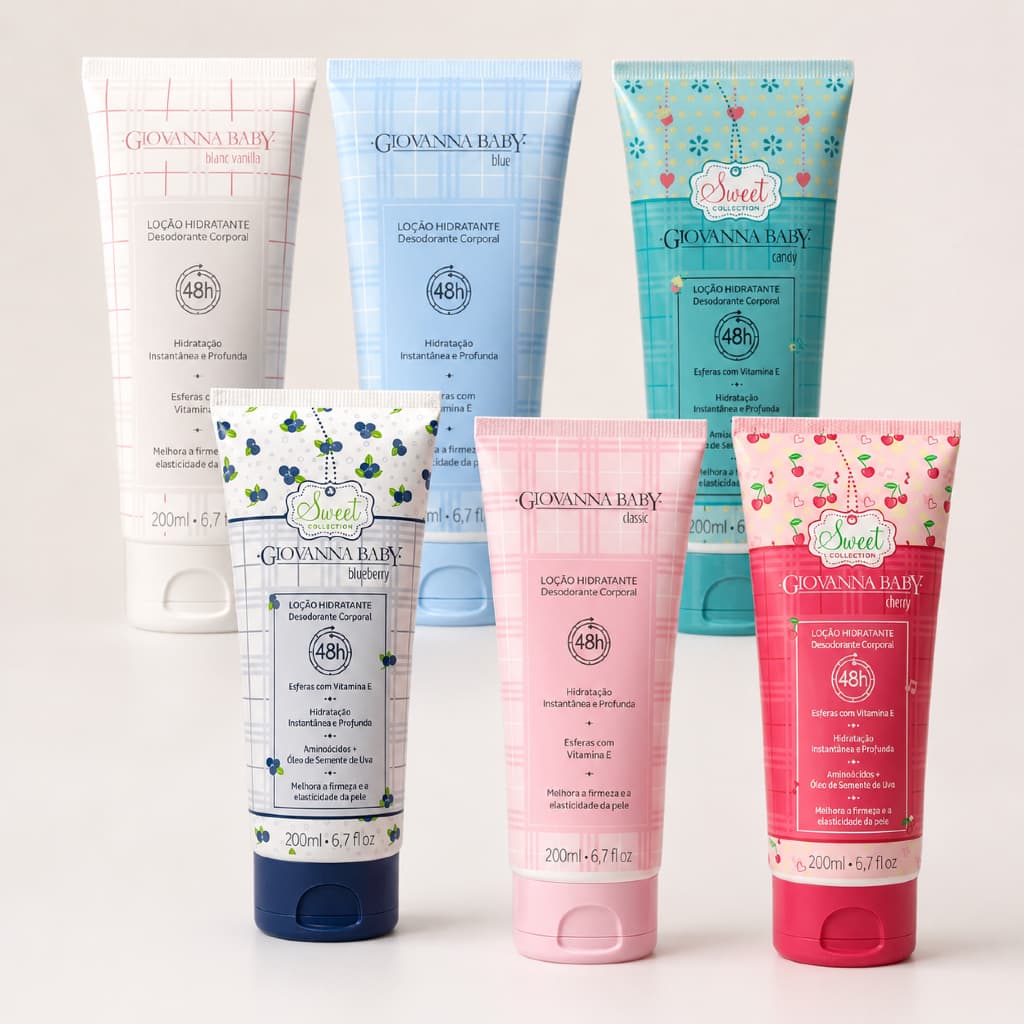 Loção Creme Hidratante Giovanna Baby 200ml Hidratante Corporal Perfumado