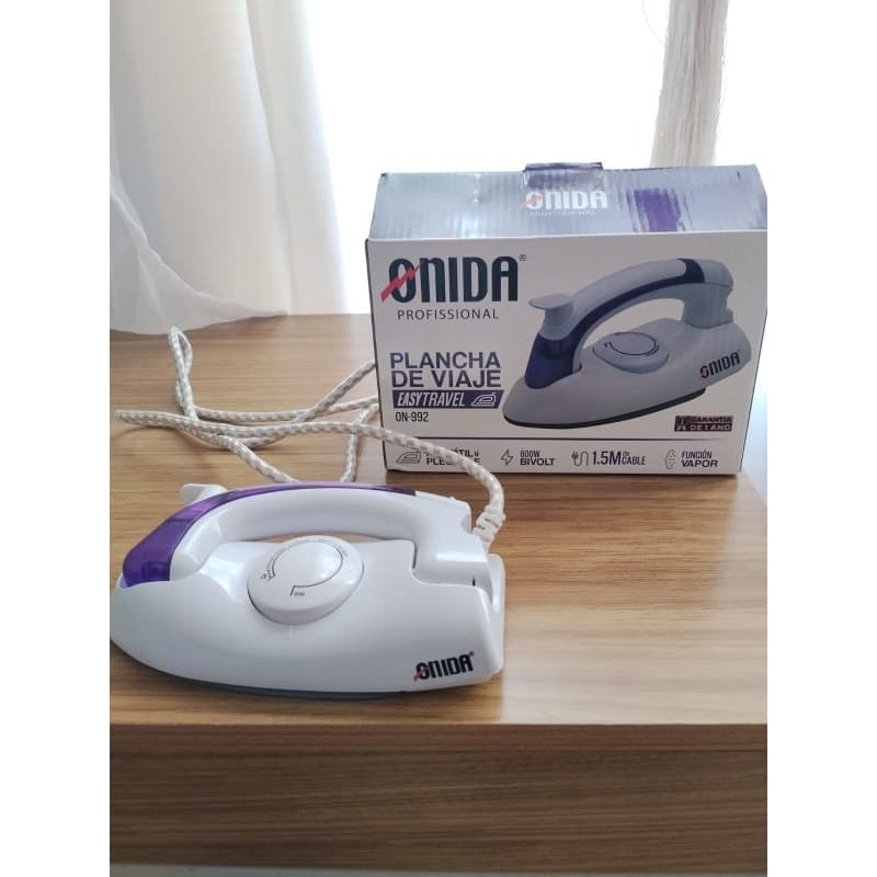 Ferro a vapor mini bivolt para viagem 800w