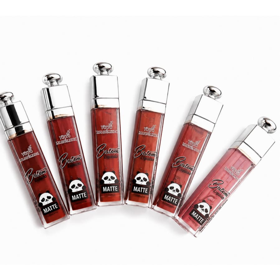Batom Líquido Matte Panda 7.5ml | Longa Duração | Alta Pigmentação | Secagem Rápida | Cores Variadas