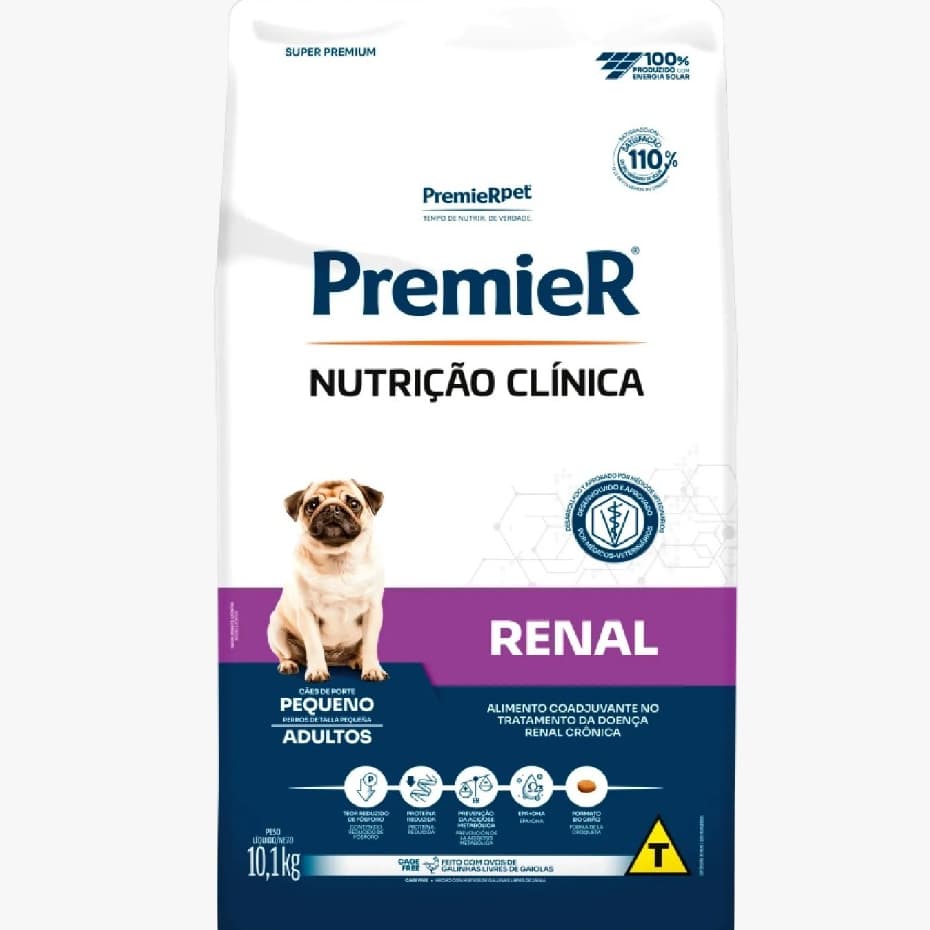 Ração Premier Nutrição Clinica Renal Para Cães Adultos Porte Pequeno - 10,1kg