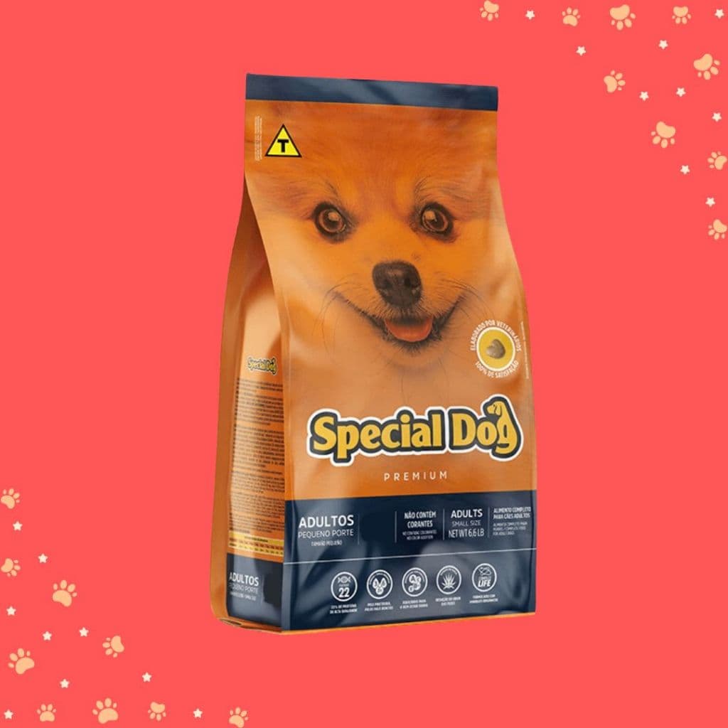 Ração Para Cachorros Adultos Pequenos 3kg - Special Dog