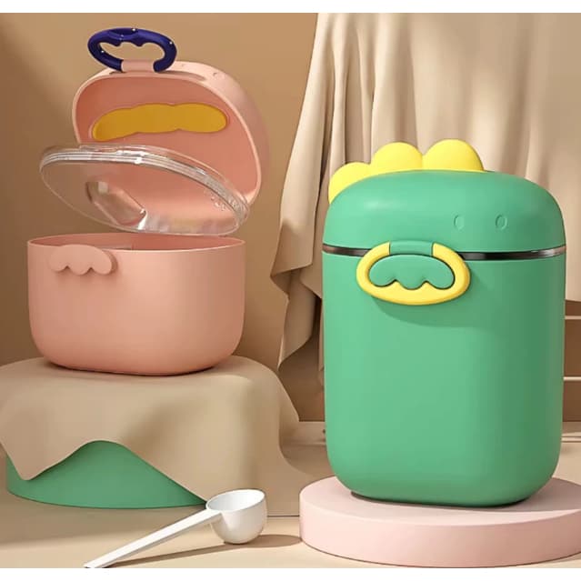 Porta Leite Em Pó Infantil Portátil Com Dosador LK-41016