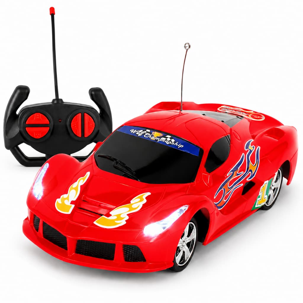 Carrinho De Controle Remoto Com 7 Funções E Luzes Farol Em Led