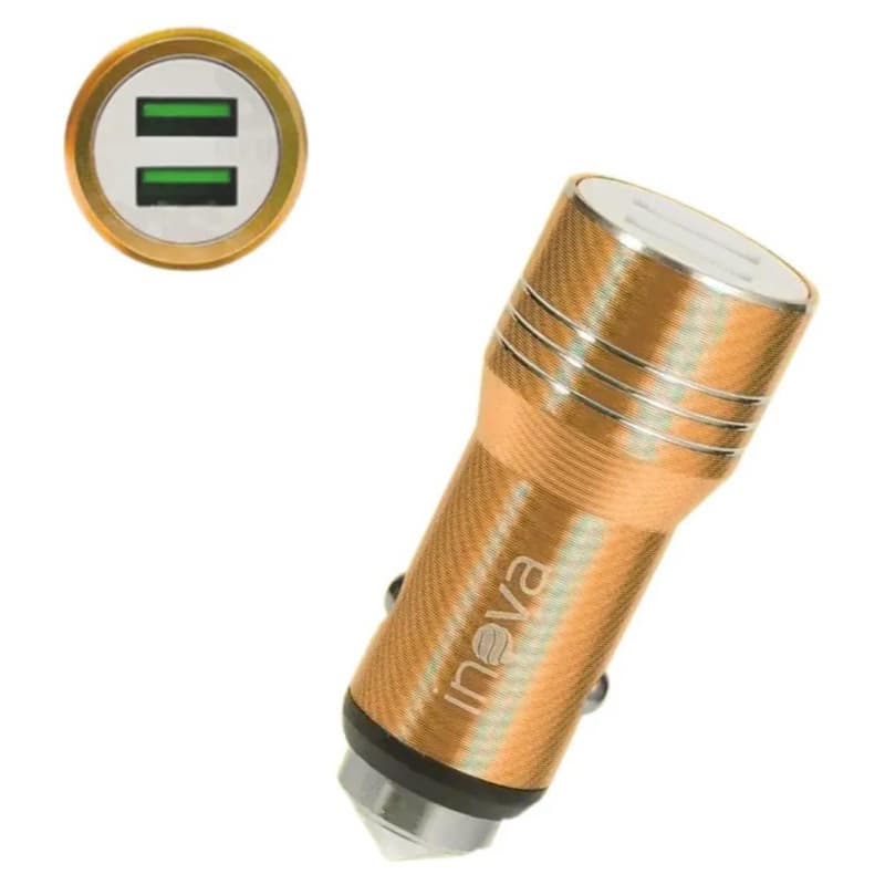 Carregador Veicular USB Duplo 3.4A inova
