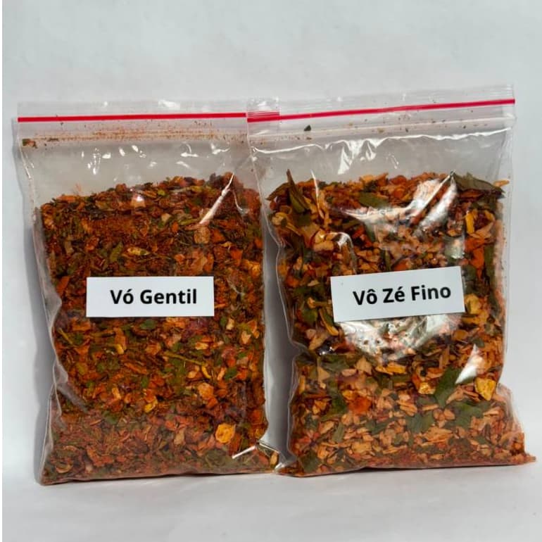 Kit de Temperos Artesanais Vó Gentil e Vô Zé Fino - Sem Sódio