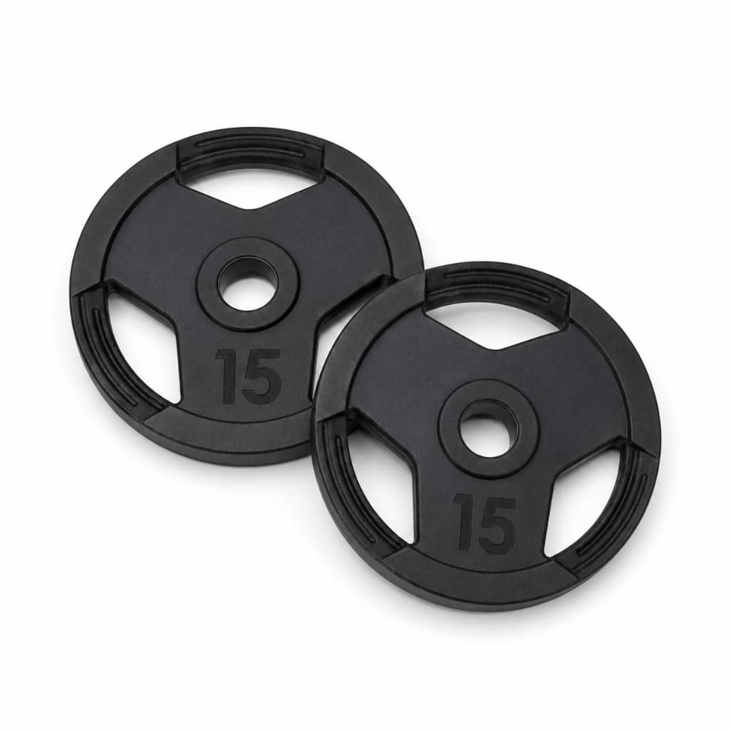 KIT PAR DE ANILHAS SPORT 15KG PARA MUSCULAÇÃO ACADEMIA FITNESS TREINO PESO LIVRE QUALIDADE PREMIUM