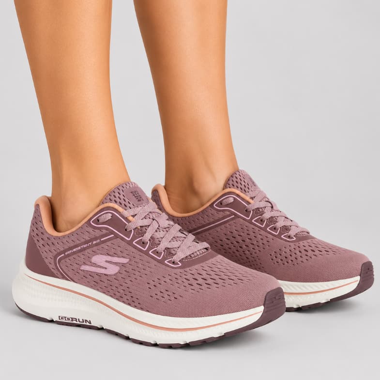 Tênis Feminino Skechers Go Run Consistent 2.0 Original Tenis Esportivo Academia Skecher Leve Treino