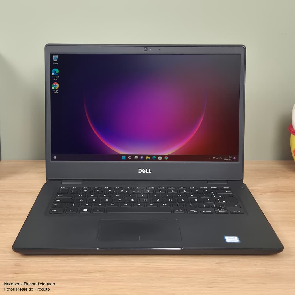 Notebook Dell 14 | Core I7 8565u | 8 Gb Ram | Ssd 240 Gb - TRABALHO ESTUDO CONFIAVEL BARATO ESCOLA MODELAGEM FACULDADE