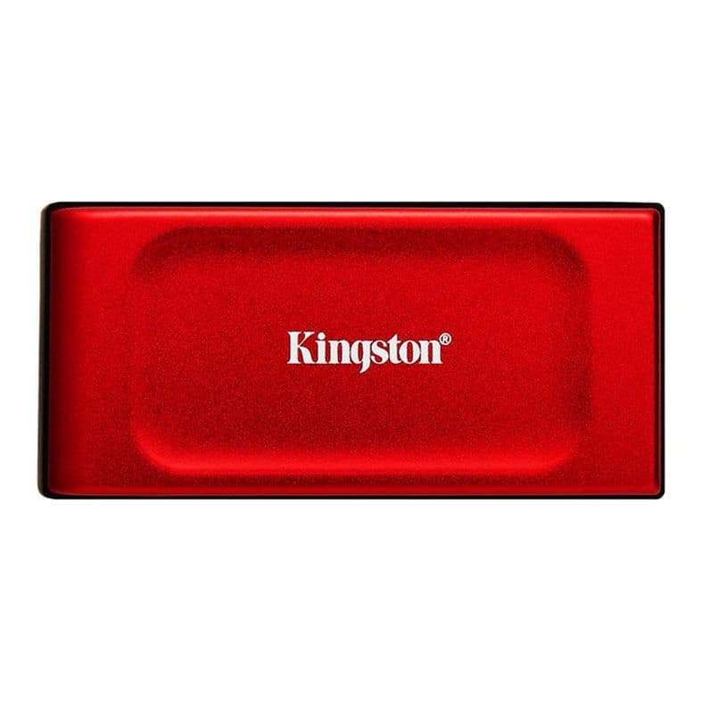 SSD Externo Kingston XS1000R, 1TB, USB 3.2, Vermelho, SXS1000R-1000G