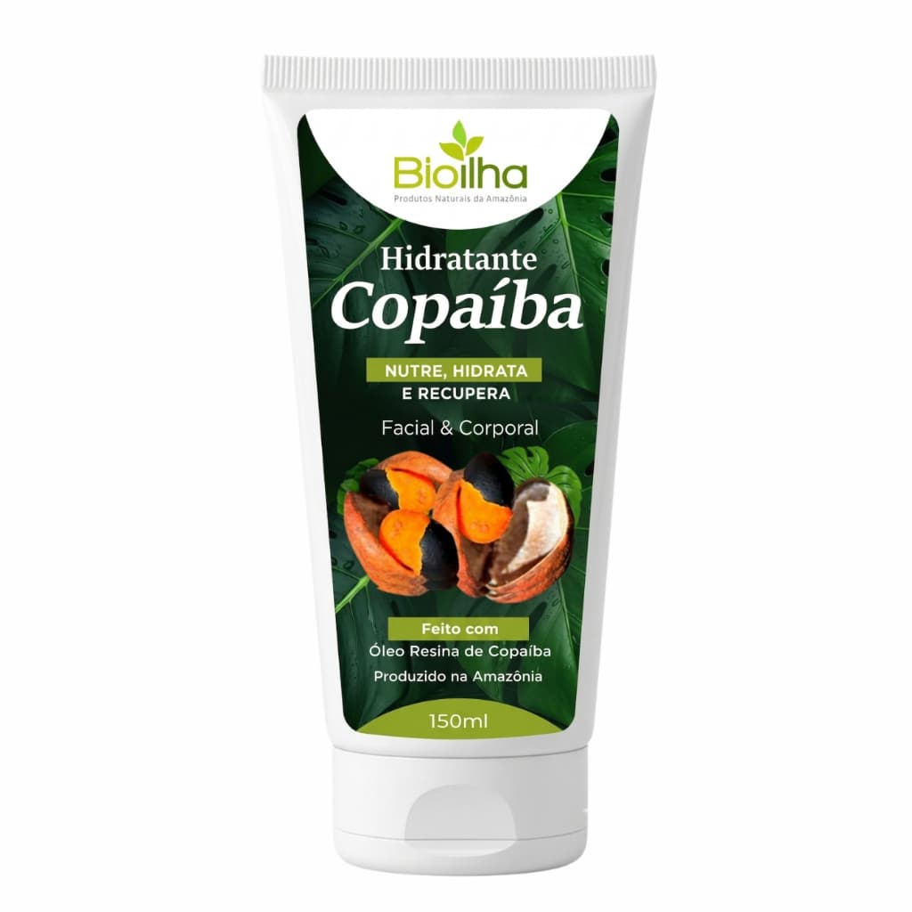 Creme Facial e Corporal de Copaíba - Hidratante para Peles Sensíveis e Oleosas