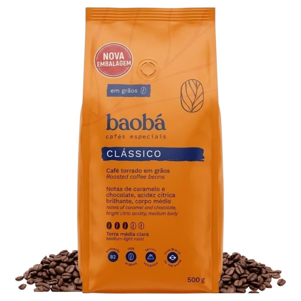 Café em Grãos Baobá Especial Clássico 500g